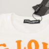 Dolce & Gabbana Elegant White Crew Neck Tee with Colorful Print - Image 6