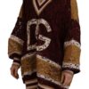 Dolce & Gabbana Multicolor V-Neck Pullover Sweater - Image 2