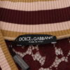 Dolce & Gabbana Multicolor V-Neck Pullover Sweater - Image 6