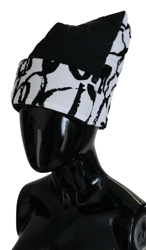 Dolce & Gabbana Elegant Monochrome Knit Beanie Hat - Image 2