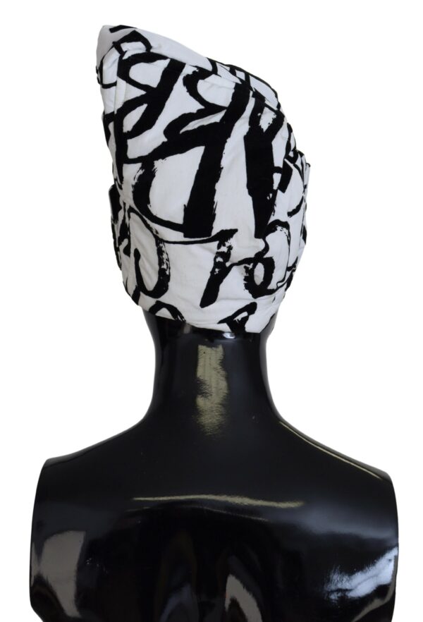 Dolce & Gabbana Elegant Monochrome Knit Beanie Hat - Image 3