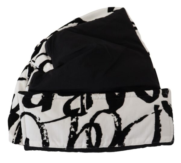 Dolce & Gabbana Elegant Monochrome Knit Beanie Hat - Image 4