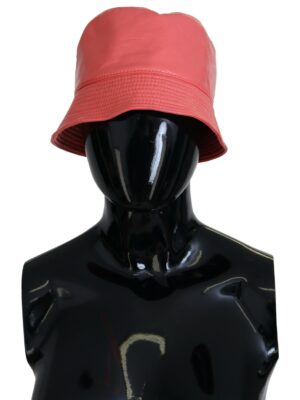 Dolce & Gabbana Elegant Peach Bucket Hat - Summer Chic Essential