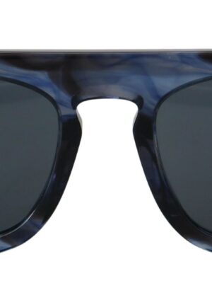 Dolce & Gabbana Elegant Blue Acetate Sunglasses