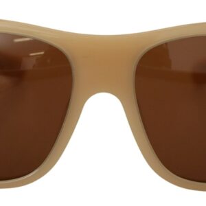 Dolce & Gabbana Elegant Cream Swarovski Sunglasses