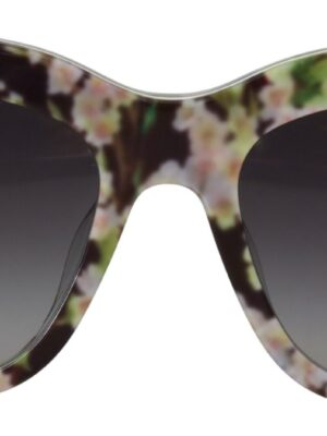 Dolce & Gabbana Elegant Black Multicolor Gradient Sunglasses