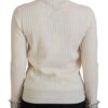 Dolce & Gabbana Ivory Turtleneck Wool Blend Sweater - Image 3