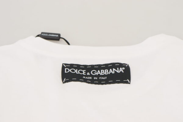 Dolce & Gabbana Iconic Prints Designer Cotton Tee - Image 7