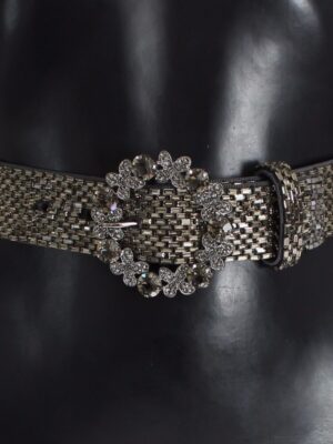 Dolce & Gabbana Swarovski Crystal Sequined Waist Belt