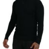 Dolce & Gabbana Elegant Silk Blend Black Pullover Sweater - Image 2