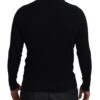 Dolce & Gabbana Elegant Silk Blend Black Pullover Sweater - Image 3