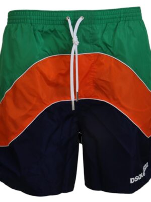 Dsquared² Multicolor Printed Swimshorts Boxer