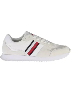Tommy Hilfiger Eco-Conscious White Sneakers With Logo Accent