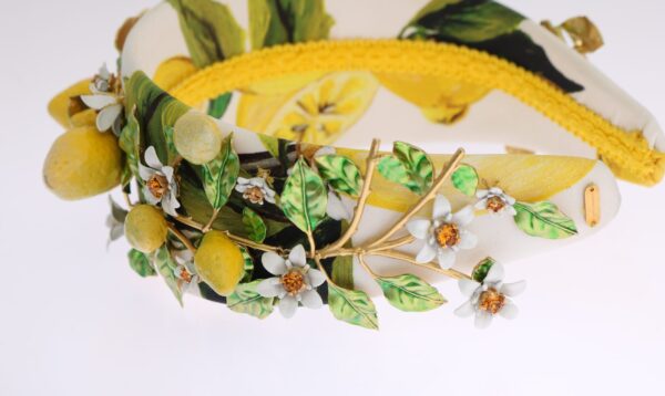 Dolce & Gabbana Sicilian Lemon Crystal Diadem Tiara - Image 2