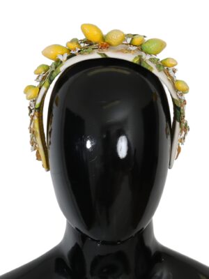 Dolce & Gabbana Sicilian Lemon Crystal Diadem Tiara