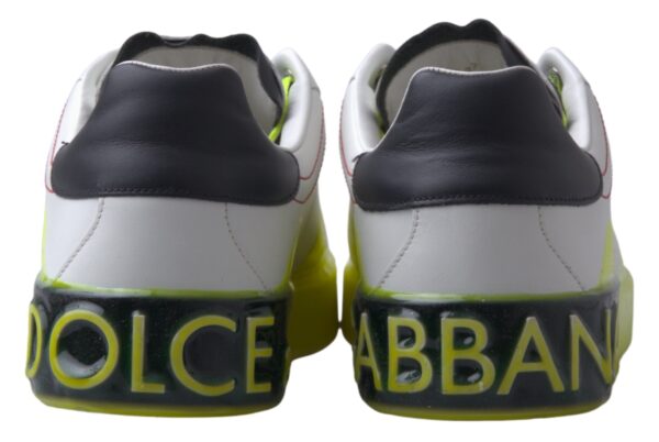 Dolce & Gabbana Sleek Portofino Low Top Leather Sneakers - Image 5