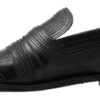 Dolce & Gabbana Elegant Black Leather Slipper Loafers - Image 2