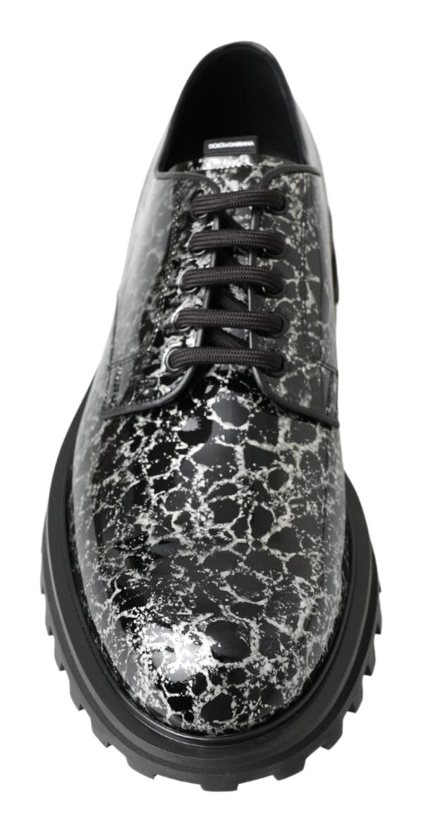 Dolce & Gabbana Sophisticated Two-Tone Derby Shoes - Image 4