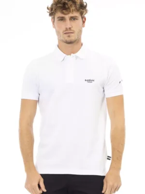 Baldinini Trend Black Cotton Men Polo Shirt