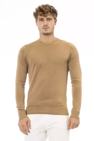 Baldinini Trend Beige Modal Men Sweater