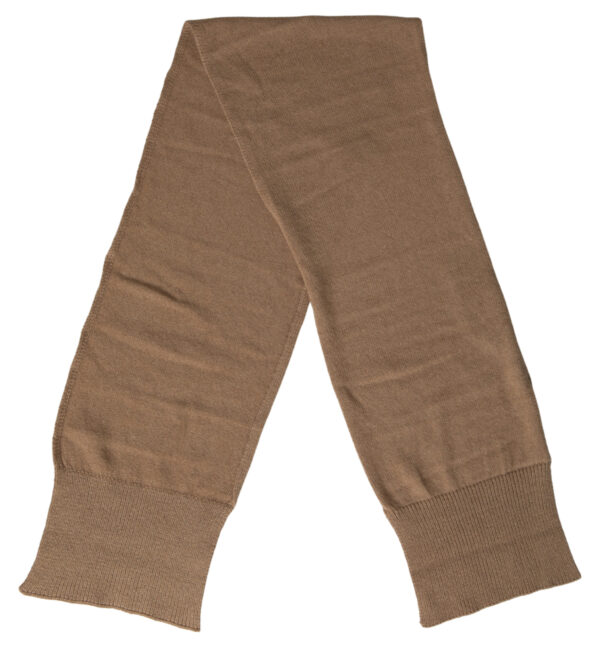 Dolce & Gabbana Elegant Camel-Hued Designer Scarf - Image 2