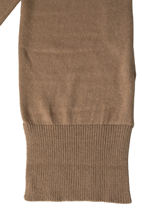 Dolce & Gabbana Elegant Camel-Hued Designer Scarf - Image 3