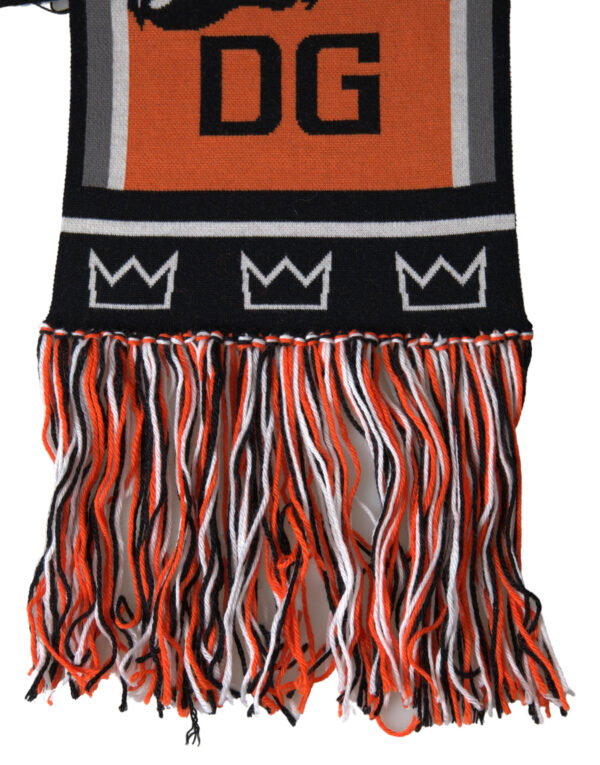 Dolce & Gabbana Exquisite Multicolor Wool-Cashmere Scarf - Image 4