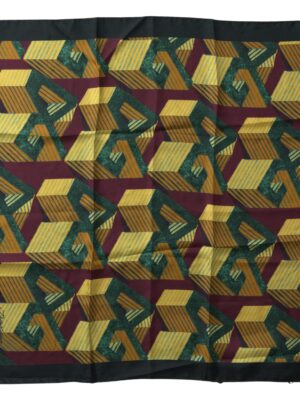 Dolce & Gabbana Elegant Multicolor Silk Men's Square Scarf