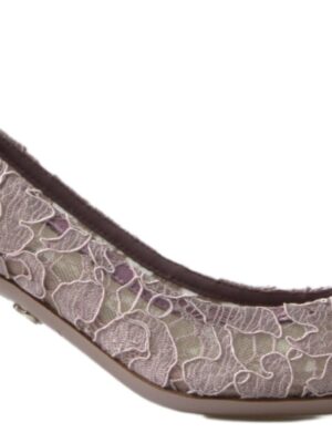 Dolce & Gabbana Elegant Pink Crystal Embellished Heels