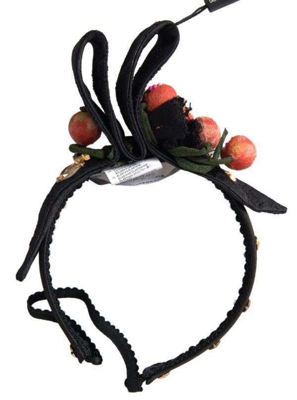 Dolce & Gabbana Exclusive Multicolor Crystal Diadem Headband - Image 3