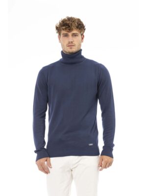 Baldinini Trend Blue Modal Men Sweater