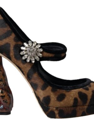 Dolce & Gabbana Elegant Leopard Heel Pumps for Chic Sophistication