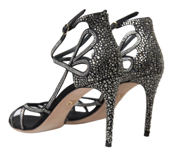 Dolce & Gabbana Elegant Keira Rhinestone Stiletto Sandals - Image 7