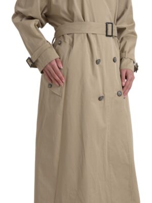 Dolce & Gabbana Elegant Double Breasted Trench Coat