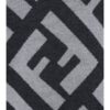 Fendi Chic Grey Wool Iconic Logo Sweater - Image 3