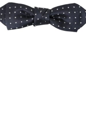 Dolce & Gabbana Elegant Blue Silk Bow Tie
