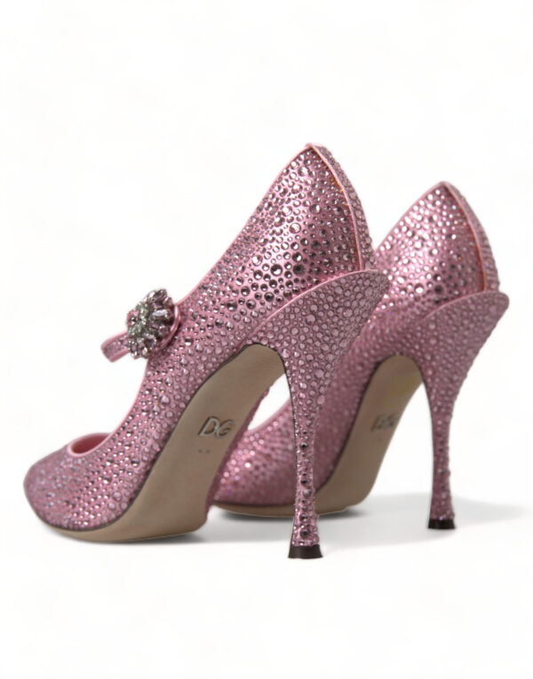 Dolce & Gabbana Enchanting Pink Crystal Pumps - Image 4
