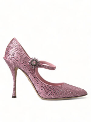 Dolce & Gabbana Enchanting Pink Crystal Pumps