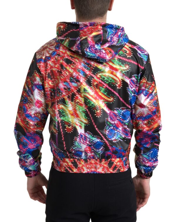Dolce & Gabbana Multicolor Full Zip Hooded Sweater - Image 2