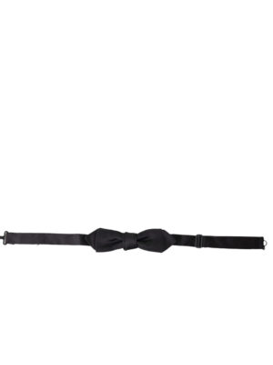 Dolce & Gabbana Elegant Silk Black Bow Tie for Gentleman