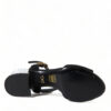 Dolce & Gabbana Elegant Ankle Strap Sandals with Mirror Heels - Image 7