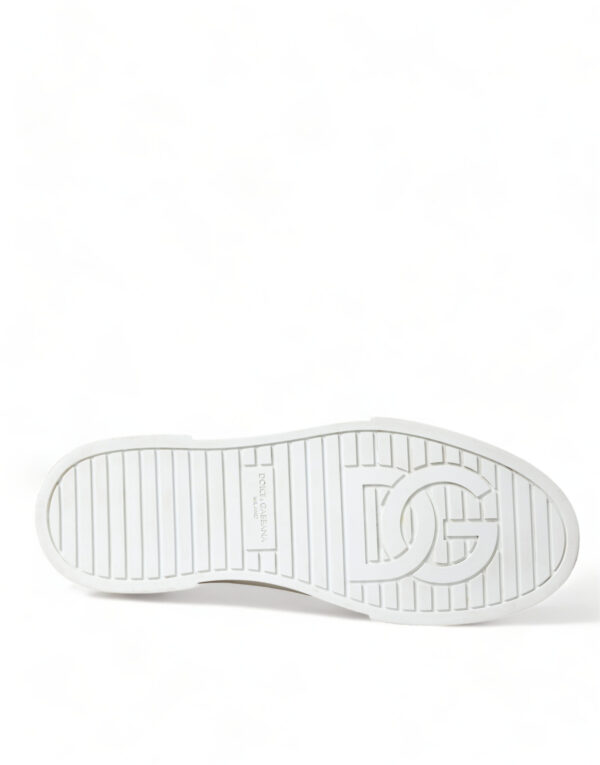 Dolce & Gabbana Elegant Leopard Print Casual Sneakers - Image 6