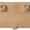 Dolce & Gabbana Elegant Beige Leather Wallet with Detachable Strap - Image 3