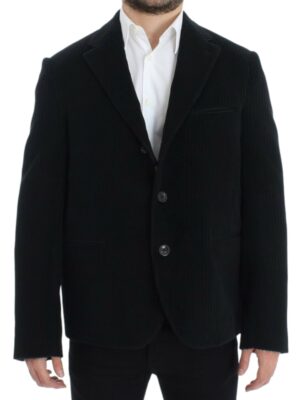 Dolce & Gabbana Elegant Black Martini Blazer Jacket