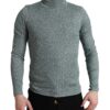 Dolce & Gabbana Elegant Green Turtleneck Pullover Sweater - Image 2
