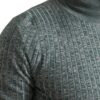 Dolce & Gabbana Elegant Green Turtleneck Pullover Sweater - Image 5