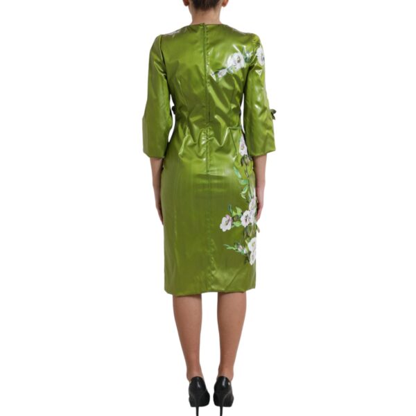 Dolce & Gabbana Floral Elegance Midi Sheath Dress - Image 5