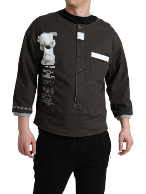 Dolce & Gabbana Elegant Cotton Crew Neck Pullover