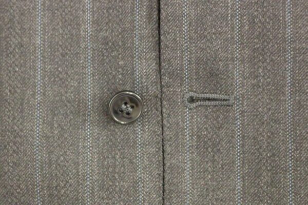 Dolce & Gabbana Elegant Striped Gray Dress Vest - Image 8