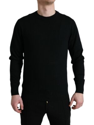 Dolce & Gabbana Stunning Black Wool Sweater